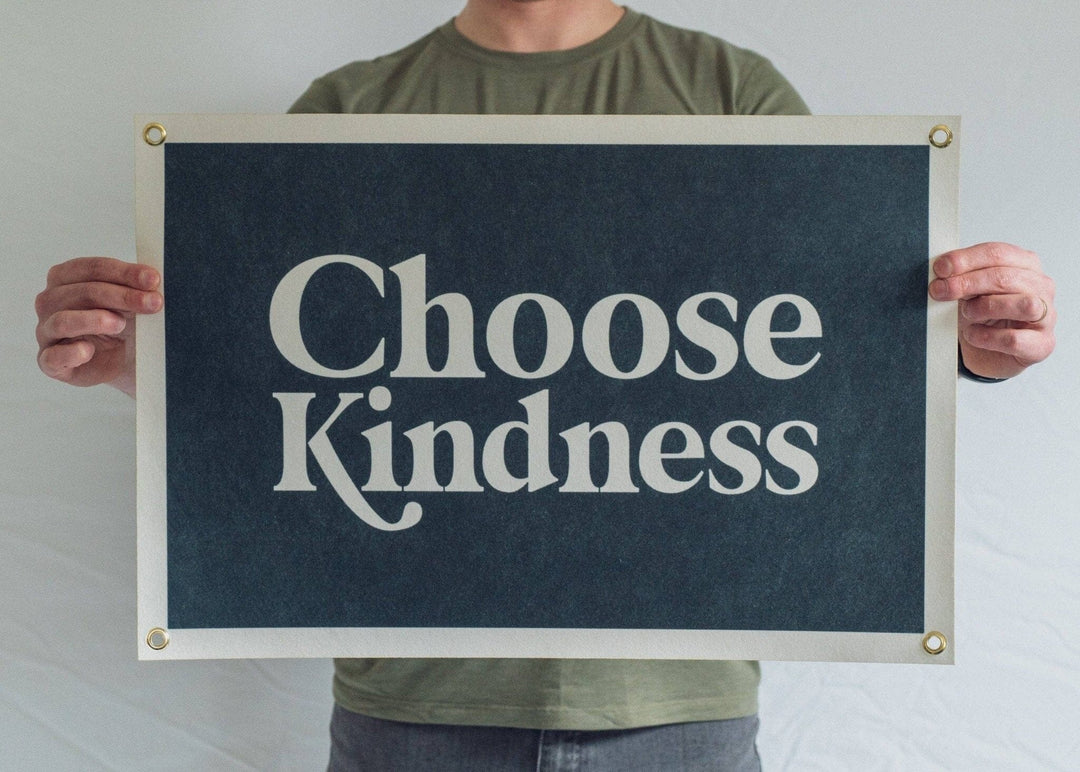 PNW Choose Kindness Felt Banner - Pac Nor Westy -