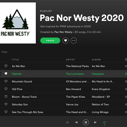 Pac Nor Westy Fall Playlist