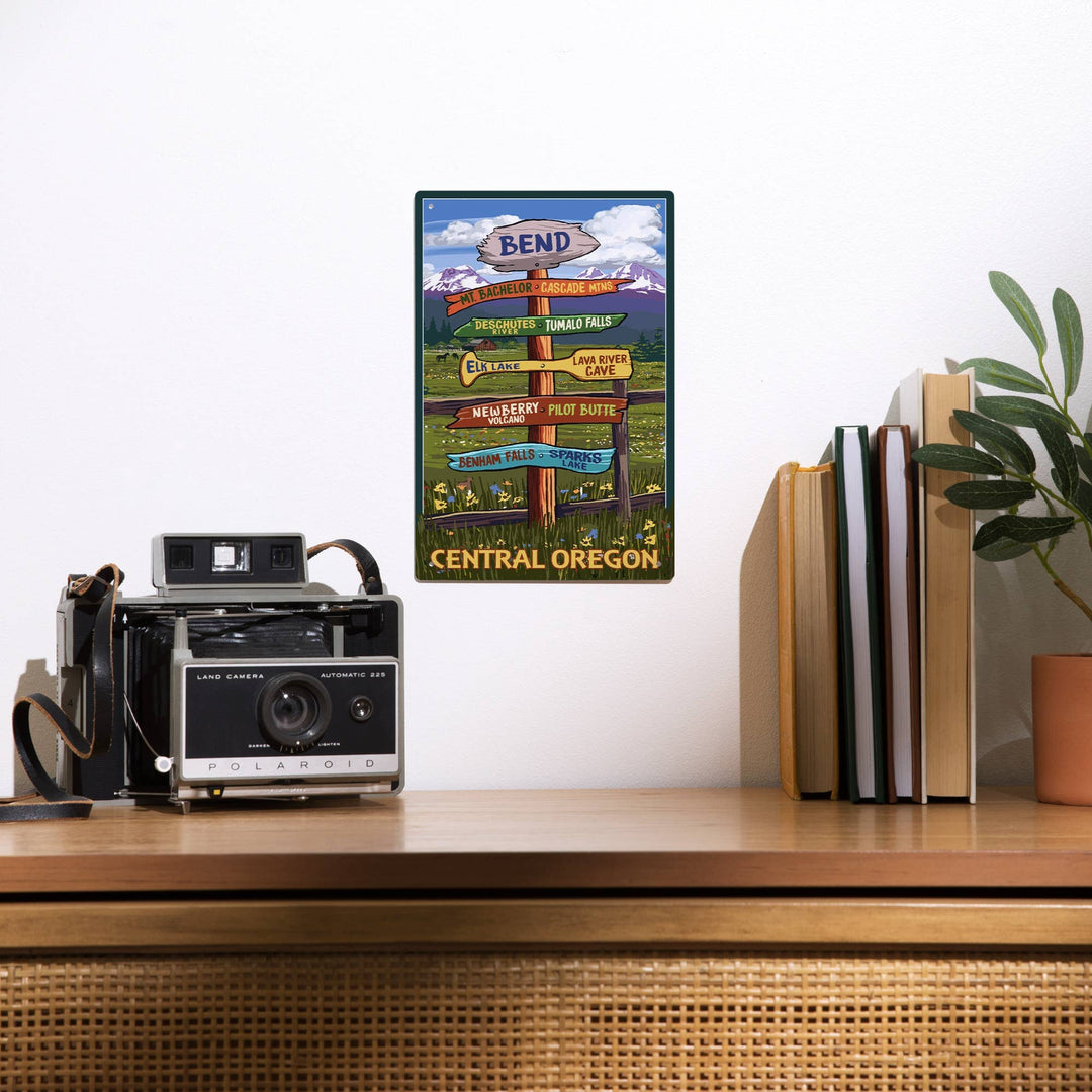 Destination Signpost 12x18 Metal Sign