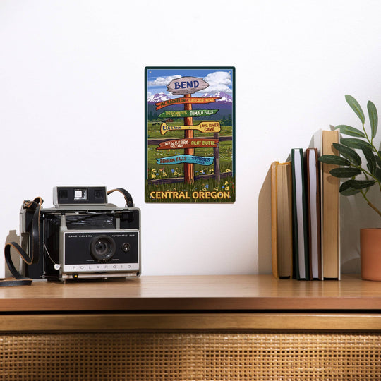 Destination Signpost 12x18 Metal Sign