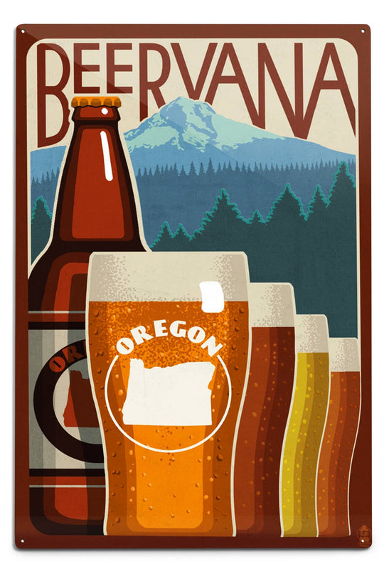 Beervana 12x18 Metal Sign