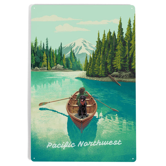 PNW Boating 12x18 Metal Sign