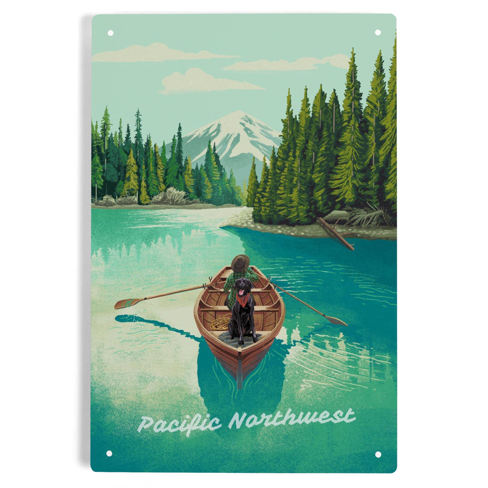 PNW Boating 12x18 Metal Sign