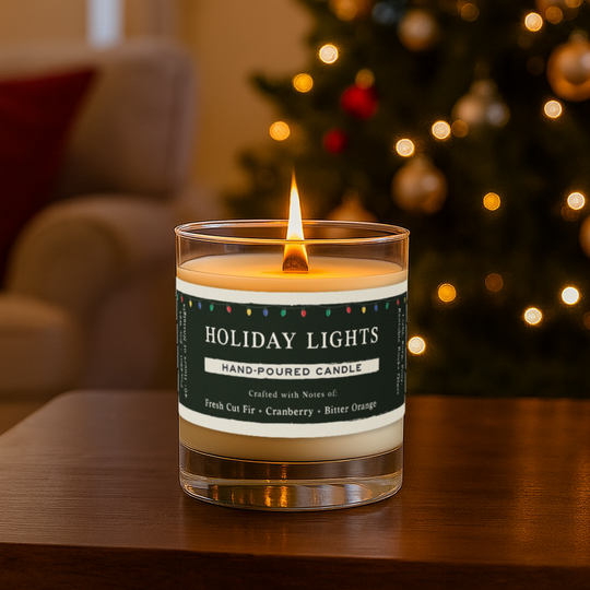 Holiday Lights Candle