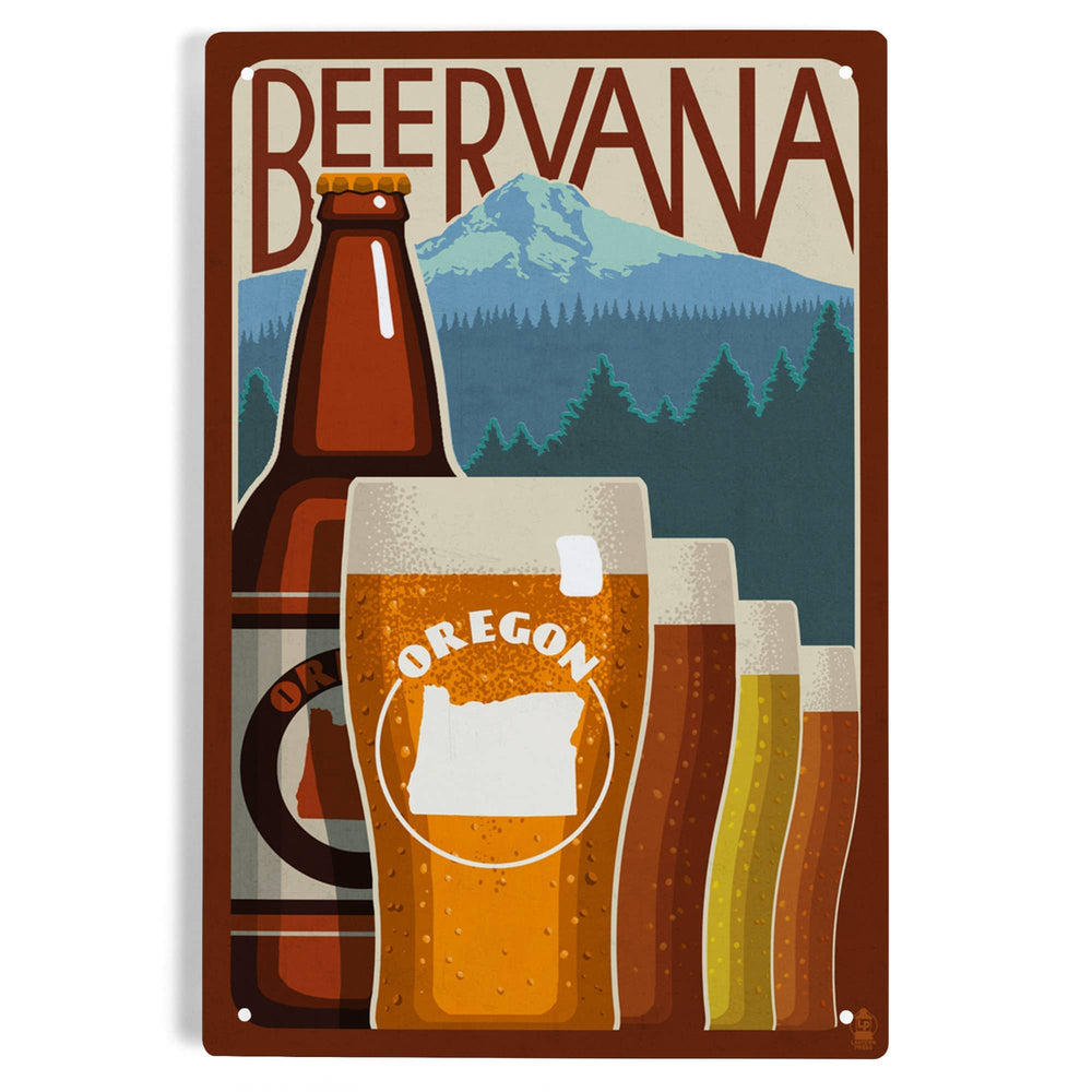 Beervana 12x18 Metal Sign