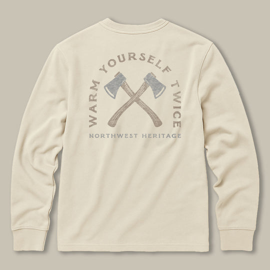 Warm Yourself Twice Long Sleeve Tee