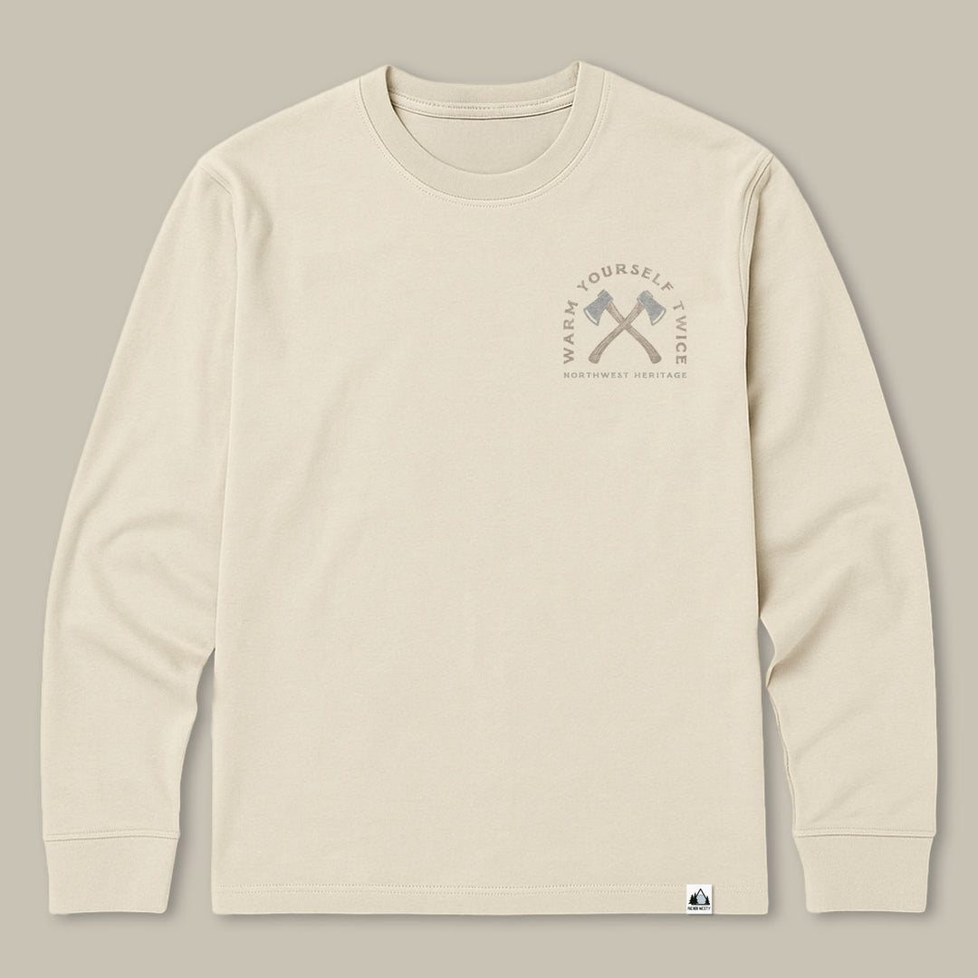 Warm Yourself Twice Long Sleeve Tee
