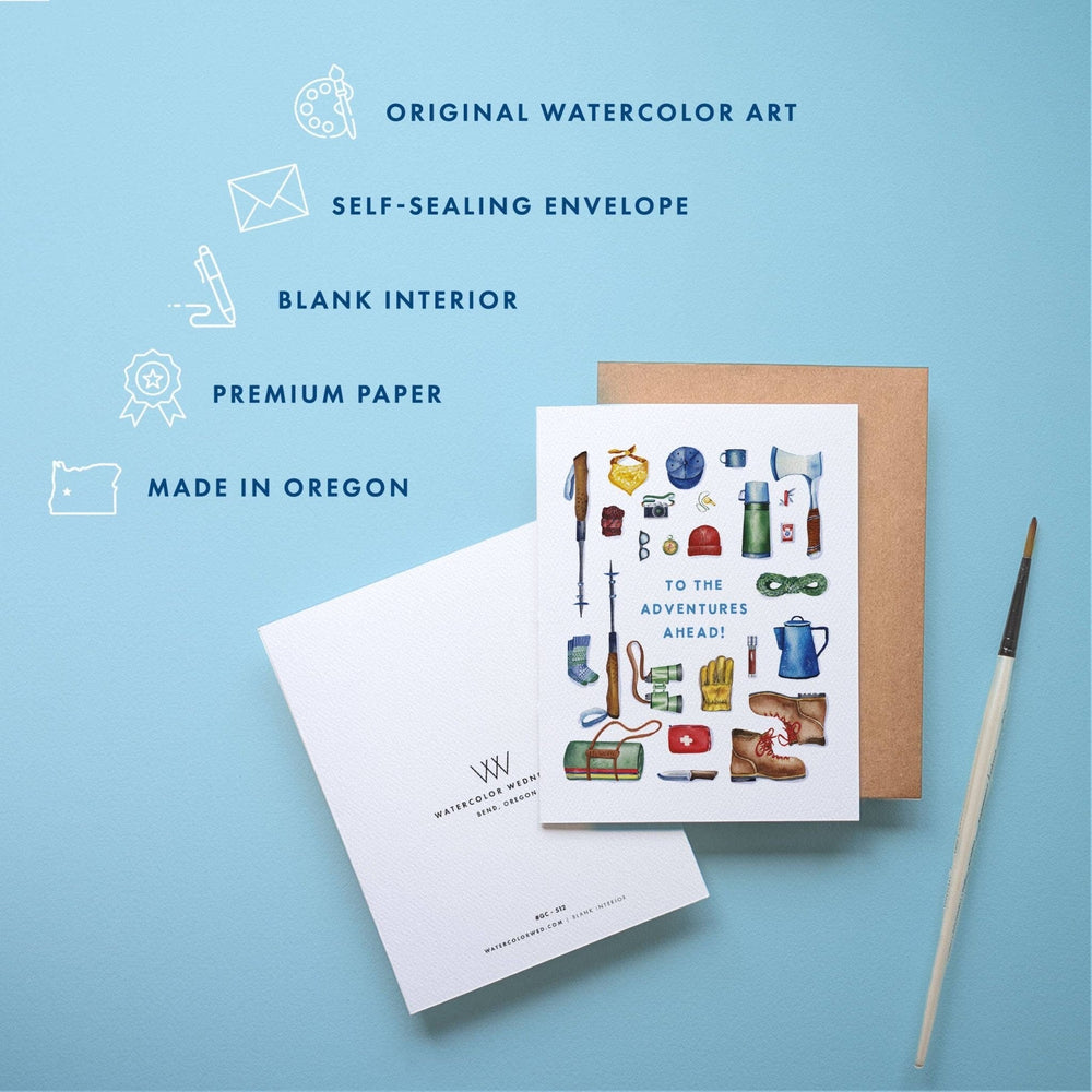 PNW Adventure Birthday Card - Pac Nor Westy - 