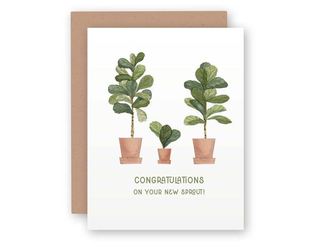 PNW Baby Shower Card - Pac Nor Westy - 