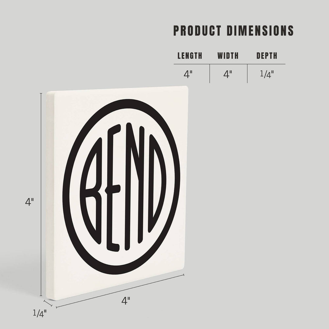 PNW Bend Logo Coaster - Pac Nor Westy - 