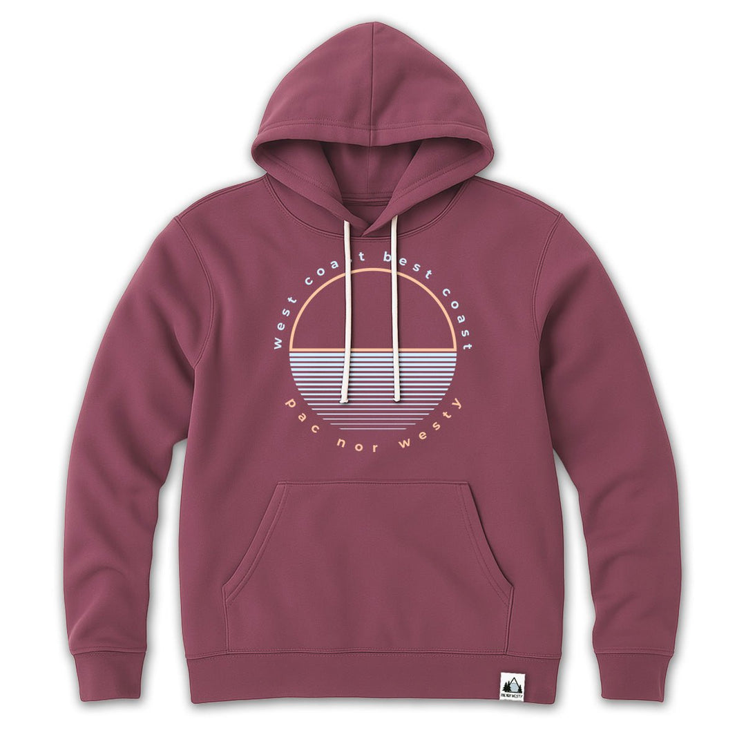 PNW Best Coast Hoodie - Salmon - Pac Nor Westy - 