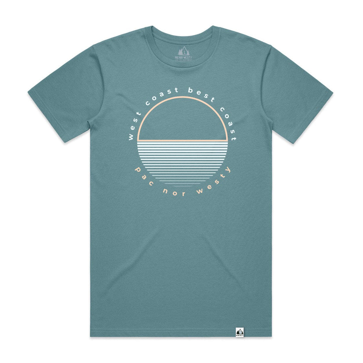 PNW Best Coast Tee - Pac Nor Westy - 