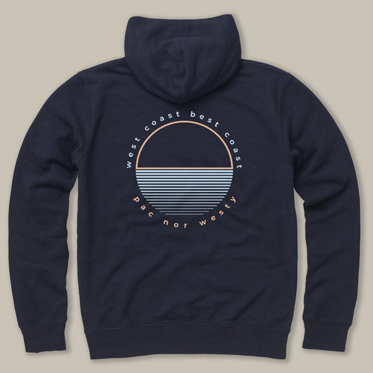 PNW Best Coast Zip Hoodie - Pac Nor Westy - 