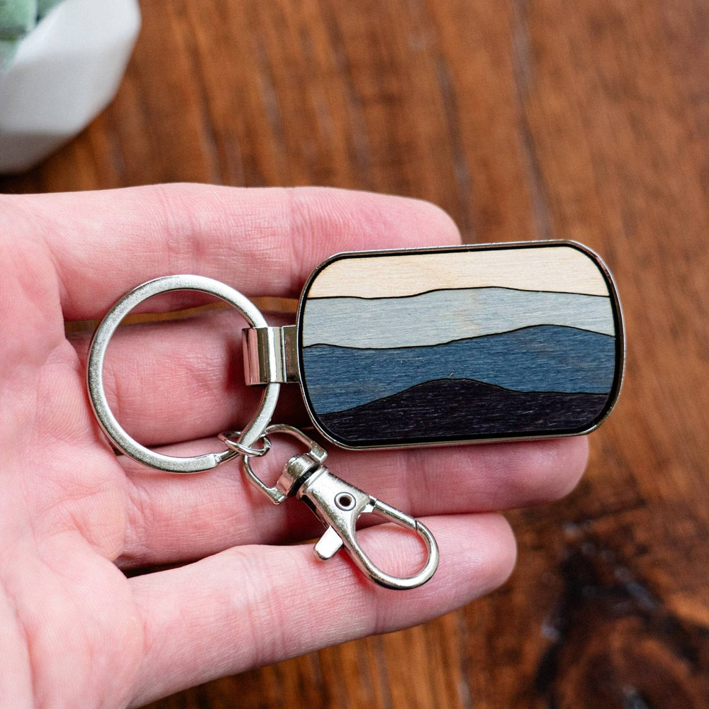 PNW Blue Mountains Keychain - Pac Nor Westy - 