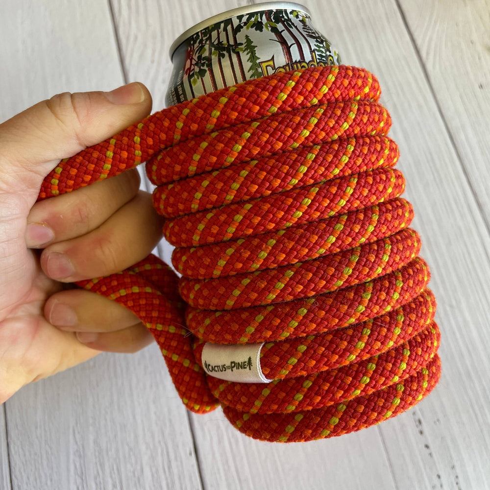 PNW Can Cozie - Upcycled Rock Climbing Rope - Pac Nor Westy - 
