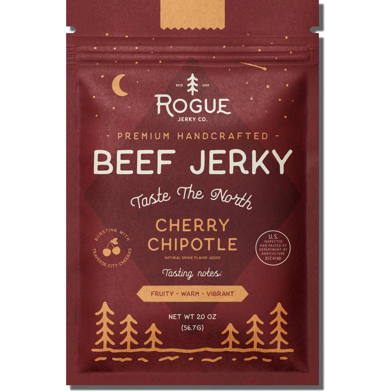 PNW Cherry Chipotle Beef Jerky - Pac Nor Westy - 