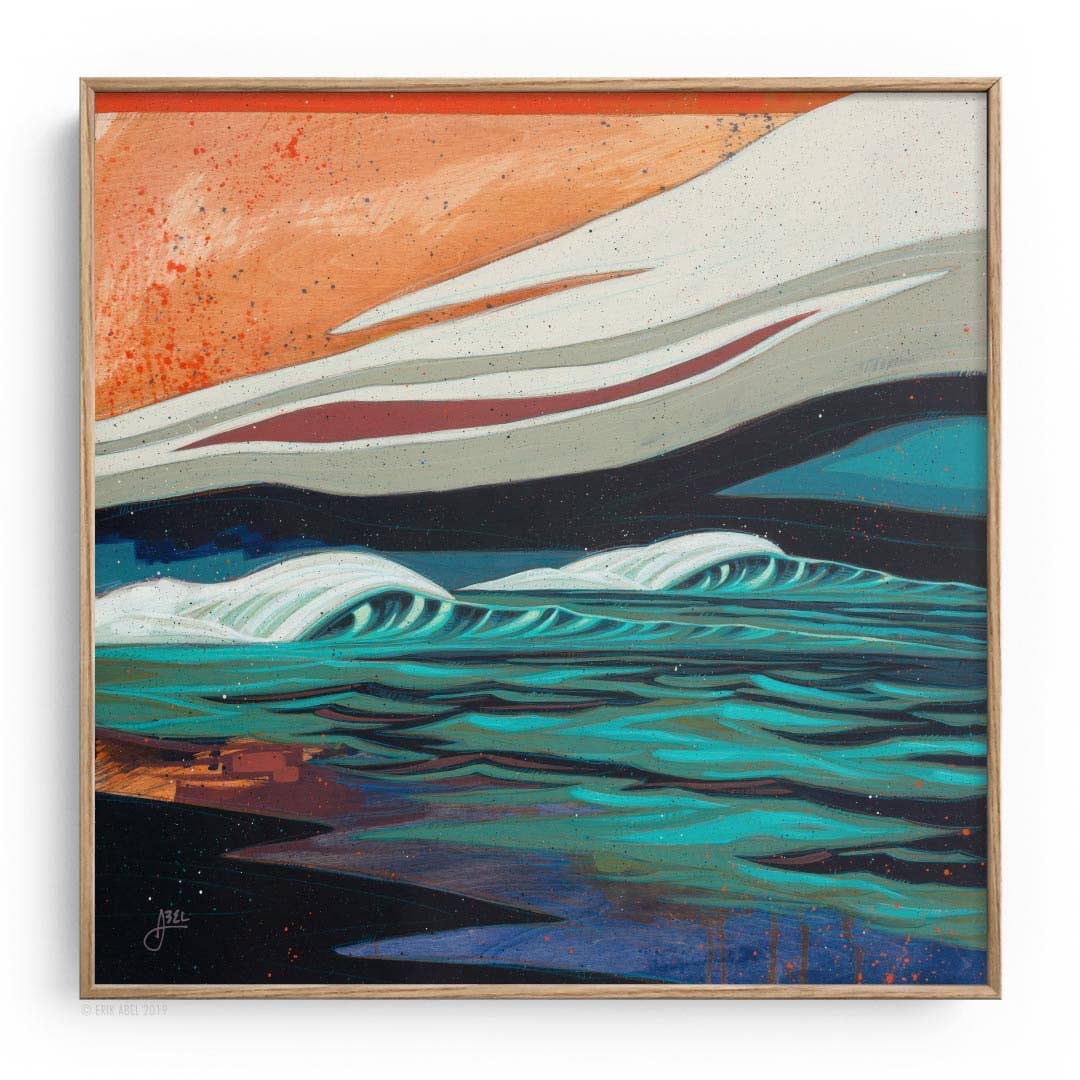 PNW "Dark Seas" ChromaBlock 12x12: Natural Frame - Pac Nor Westy - 