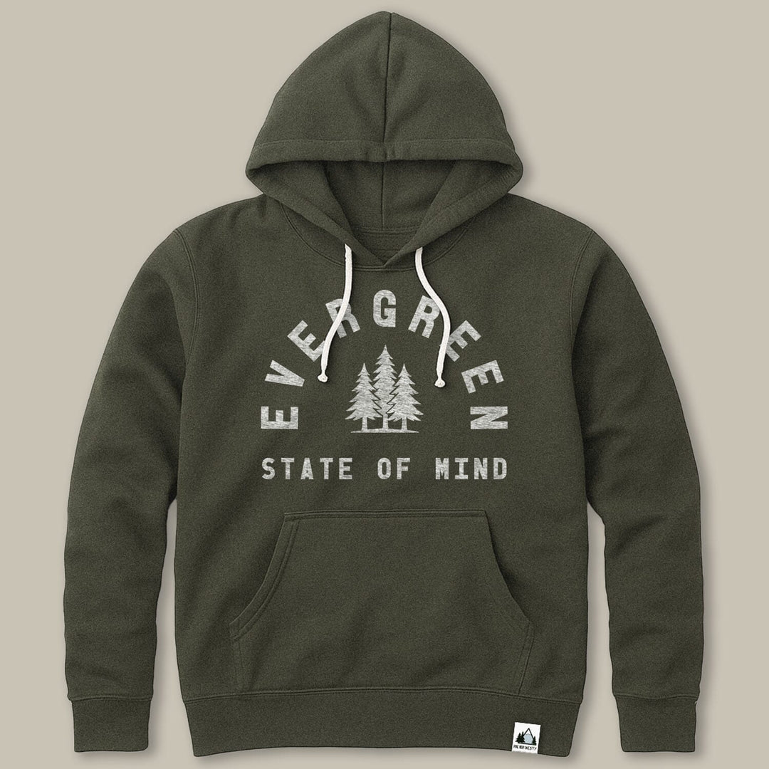 PNW Evergreen State of Mind Hoodie - Pac Nor Westy - 