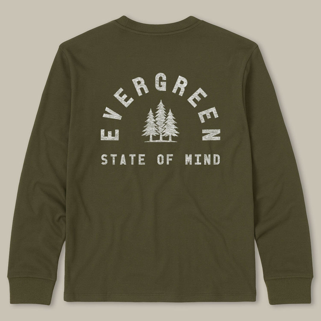 PNW Evergreen State of Mind Long Sleeve Tee - Pac Nor Westy - 