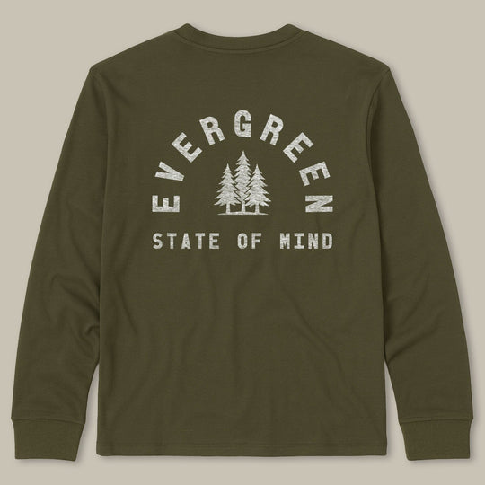 PNW Evergreen State of Mind Long Sleeve Tee - Pac Nor Westy - 