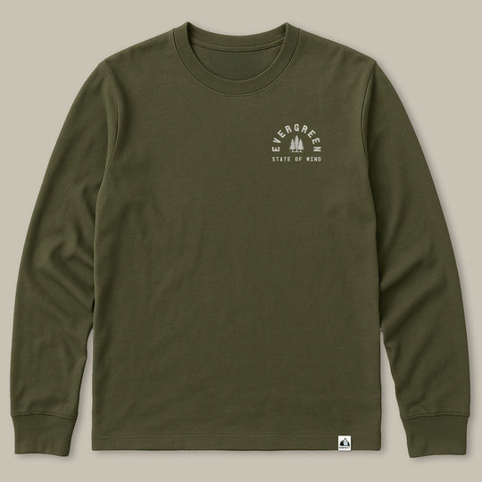 PNW Evergreen State of Mind Long Sleeve Tee - Pac Nor Westy - 