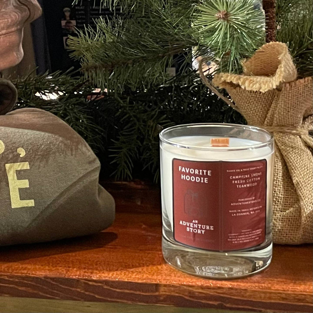 PNW Favorite Hoodie Rocks Glass Candle - Pac Nor Westy - 