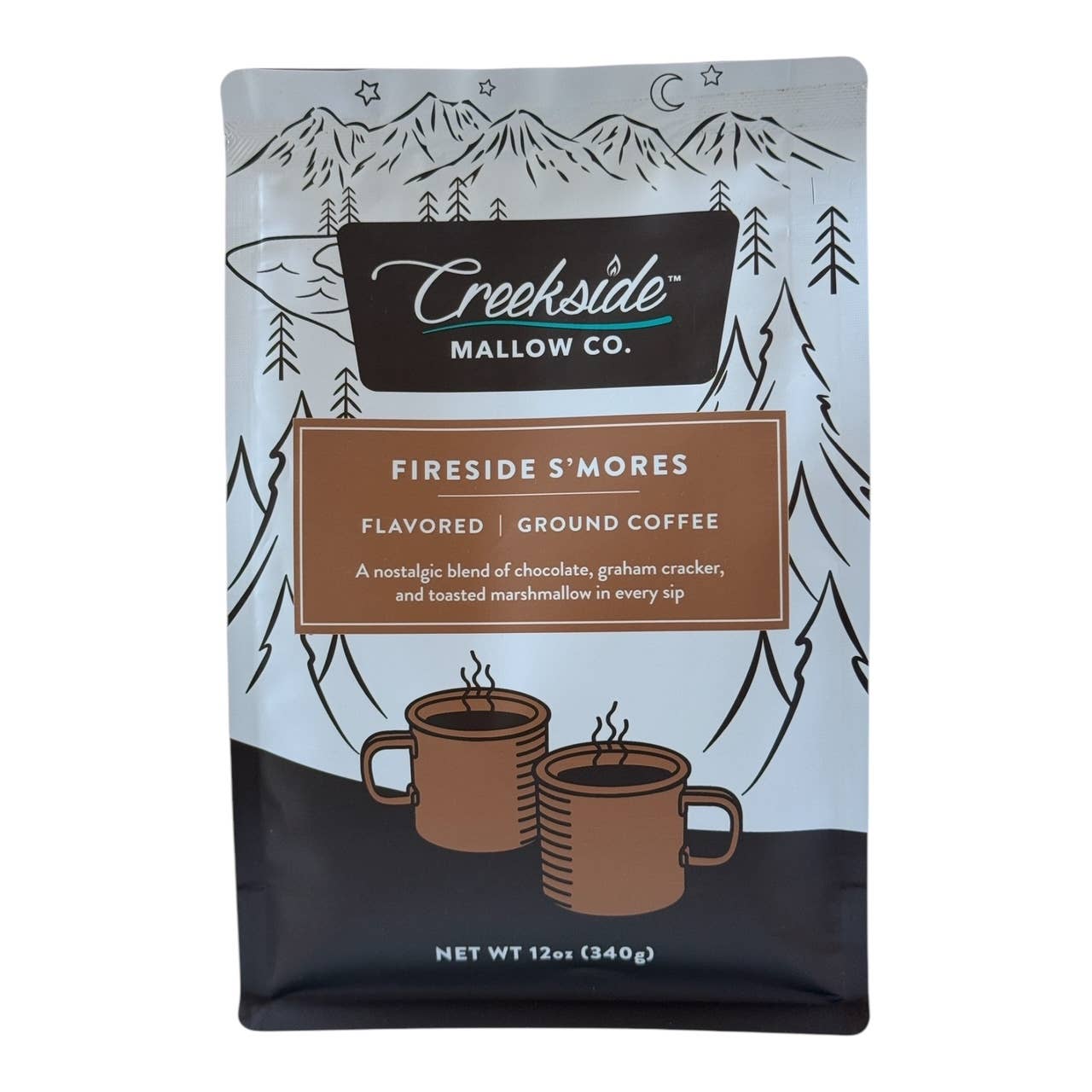 PNW Fireside S'mores Flavored Ground Coffee - Pac Nor Westy - 