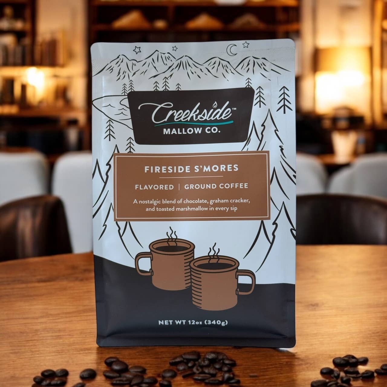 PNW Fireside S'mores Flavored Ground Coffee - Pac Nor Westy - 