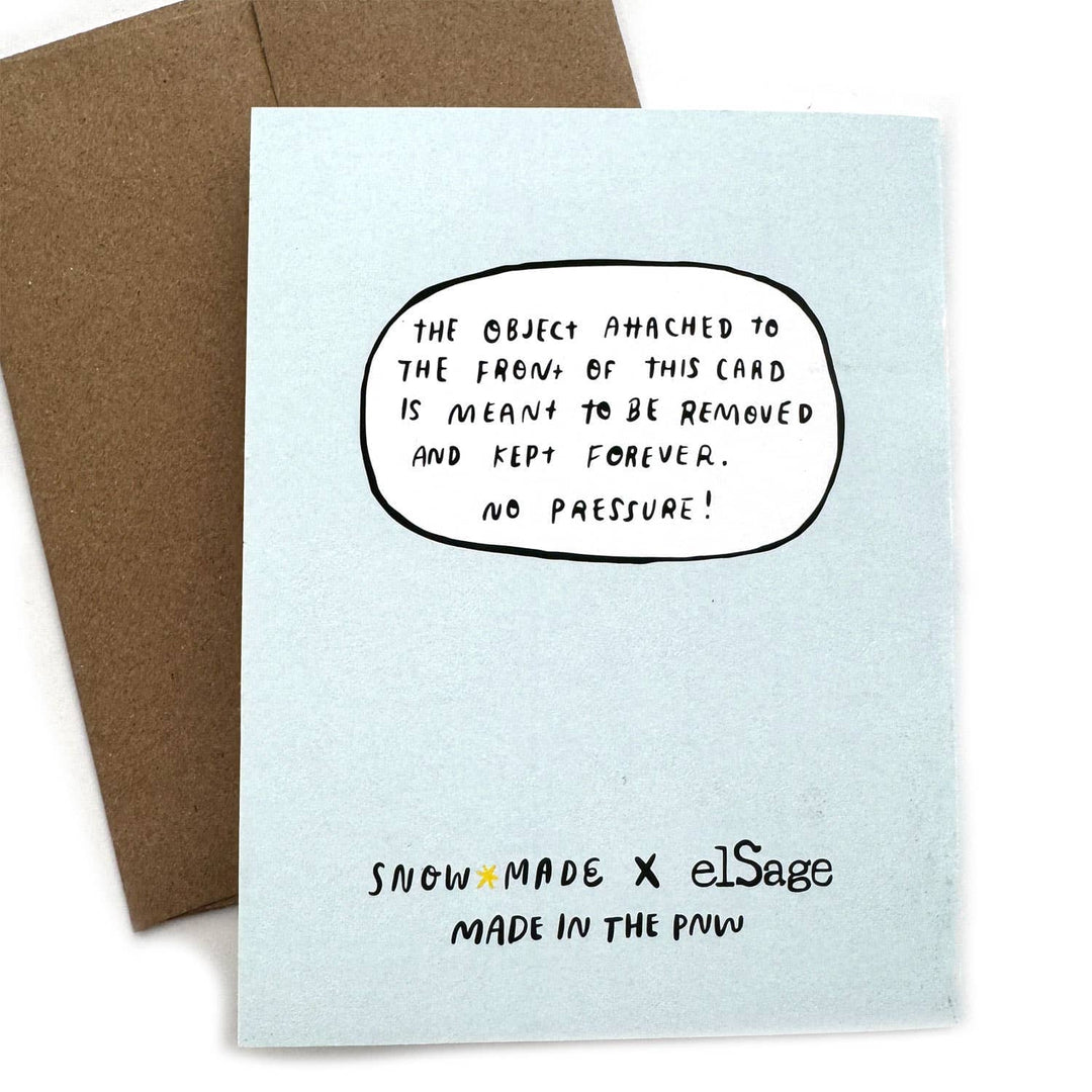 PNW Greetings - Pacific Northwest Magnet w/Card: Teal - Pac Nor Westy - 
