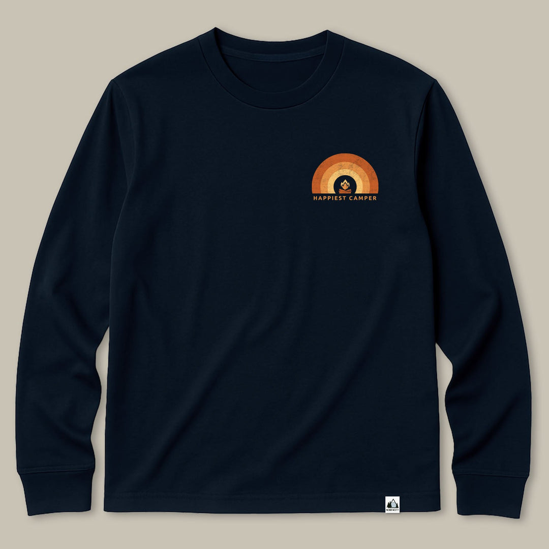 PNW Happiest Camper Long Sleeve Tee - Pac Nor Westy - 