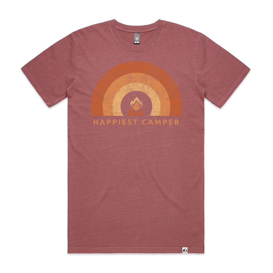 PNW Happiest Camper Tee - Faded Wash - Pac Nor Westy - 
