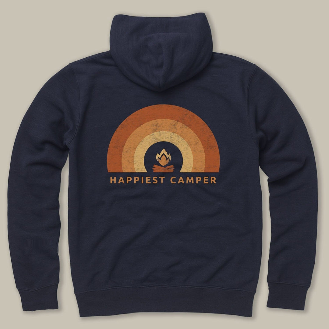 PNW Happiest Camper Zip Hoodie - Pac Nor Westy - 