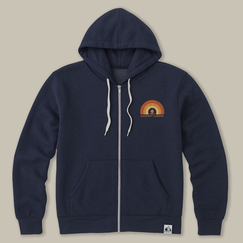 PNW Happiest Camper Zip Hoodie - Pac Nor Westy - 