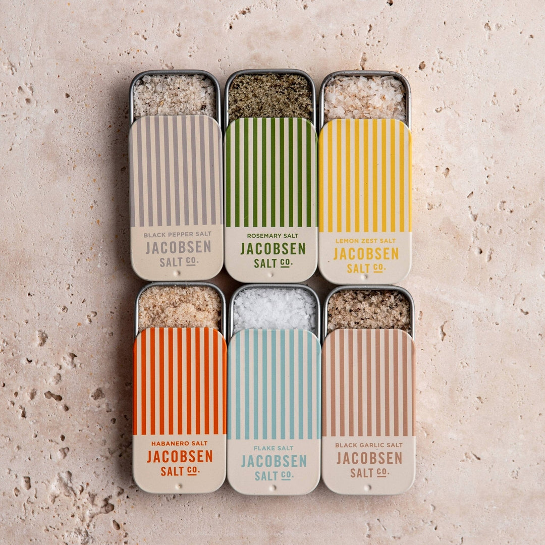 PNW Infused Salt Slide Tin Collection - 6 Flavors - Pac Nor Westy - 