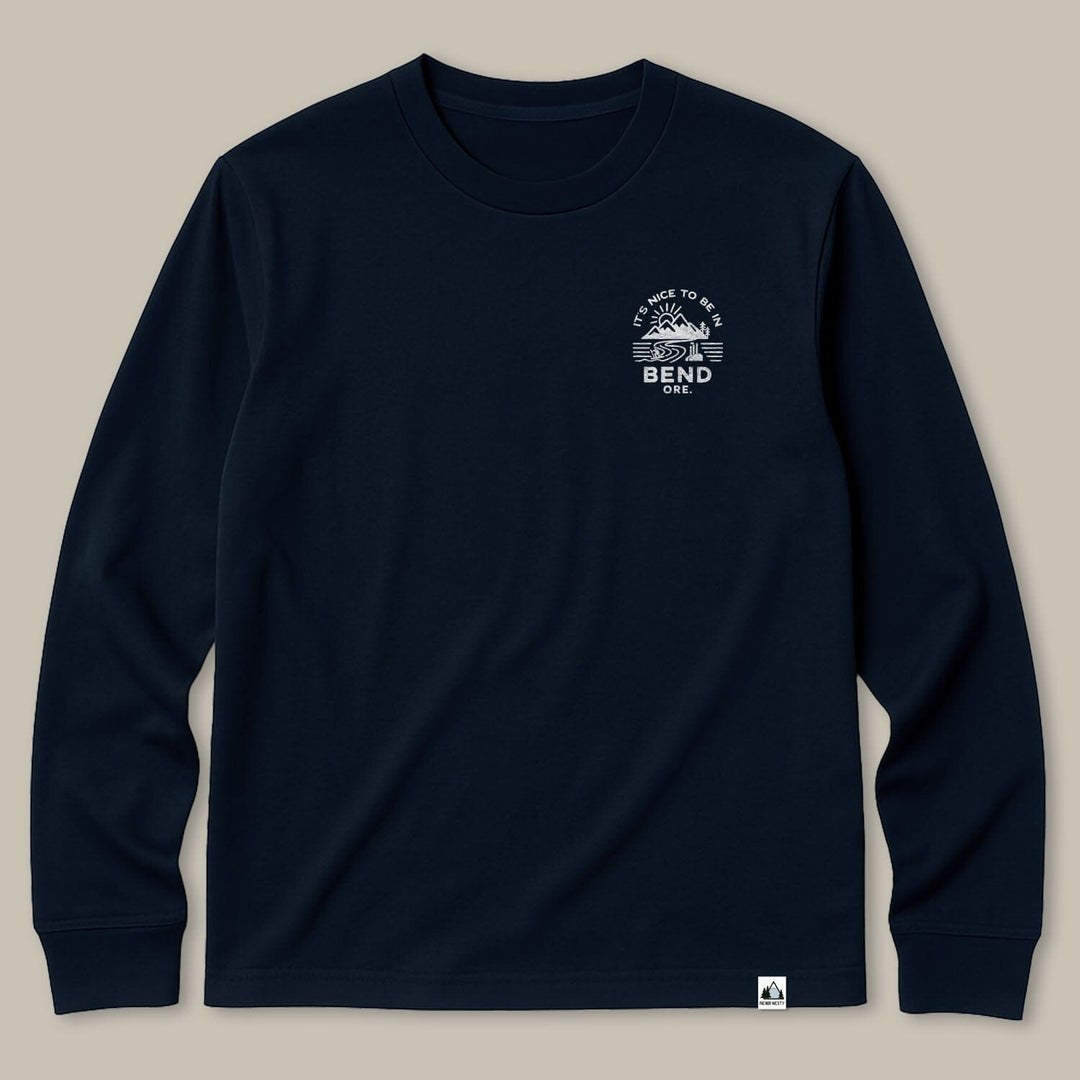 PNW It's Nice To Be in Bend Long Sleeve Tee - Pac Nor Westy - 