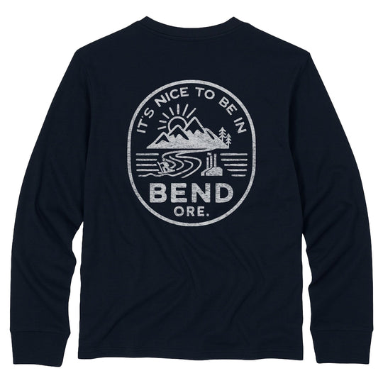 It's Nice To Be in Bend Long Sleeve Tee