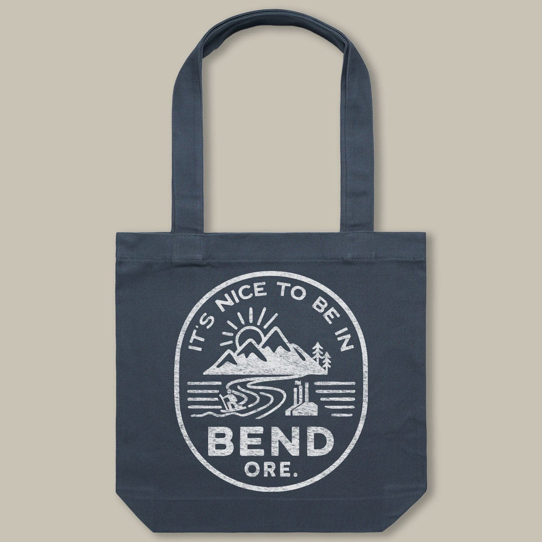 PNW It's Nice to Be In Bend Tote - Pac Nor Westy - 