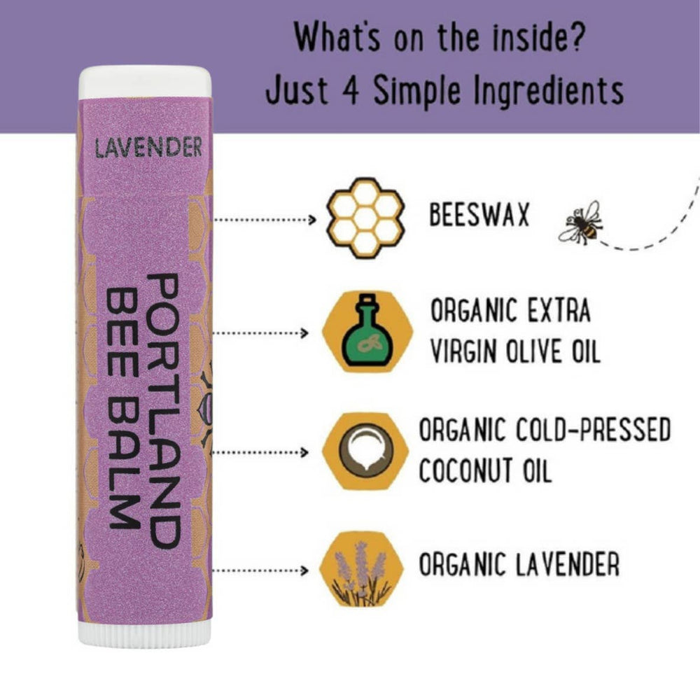 PNW Lavender Lip Balm - Portland Bee Co. - Pac Nor Westy - 