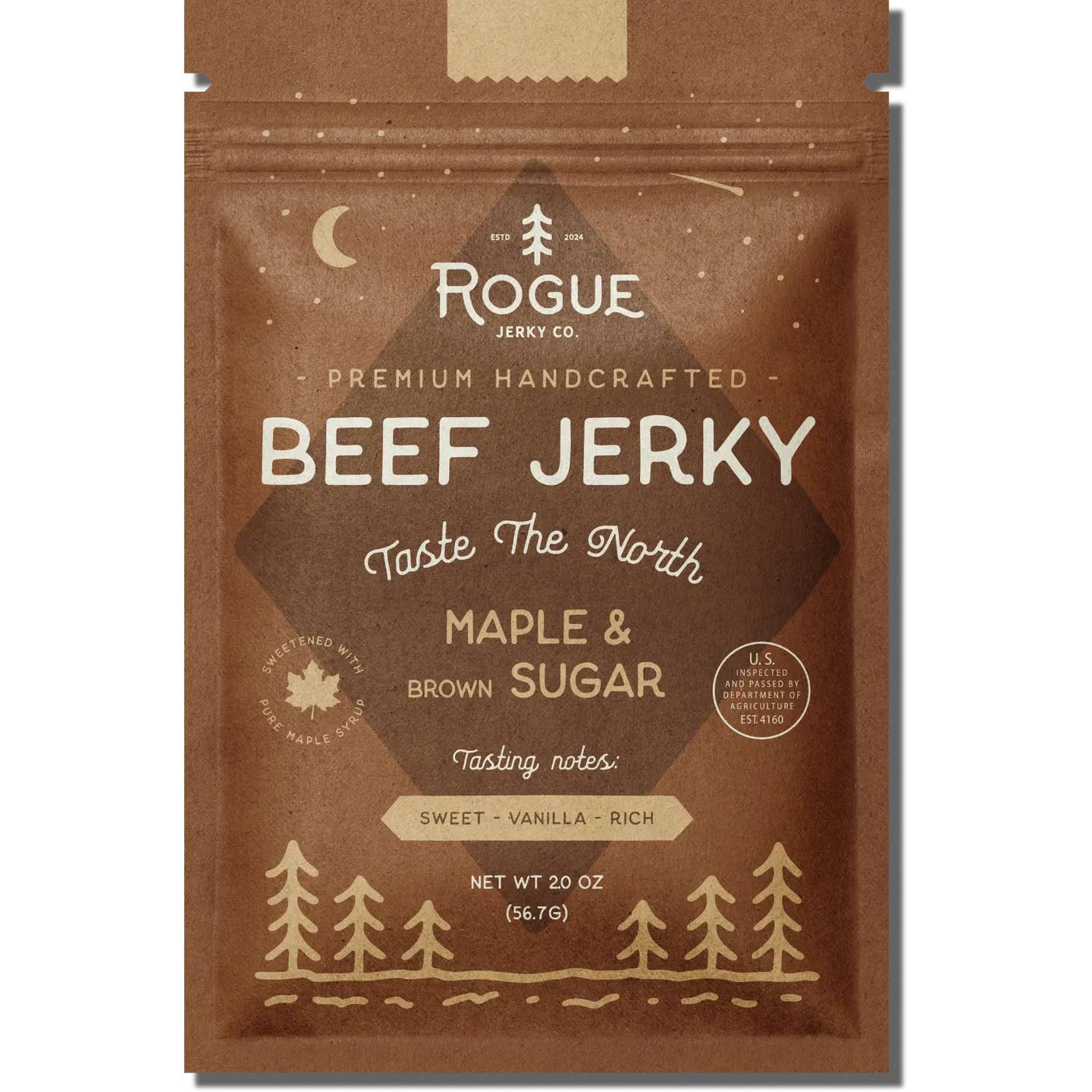 PNW Maple & Brown Sugar Beef Jerky - Pac Nor Westy - 