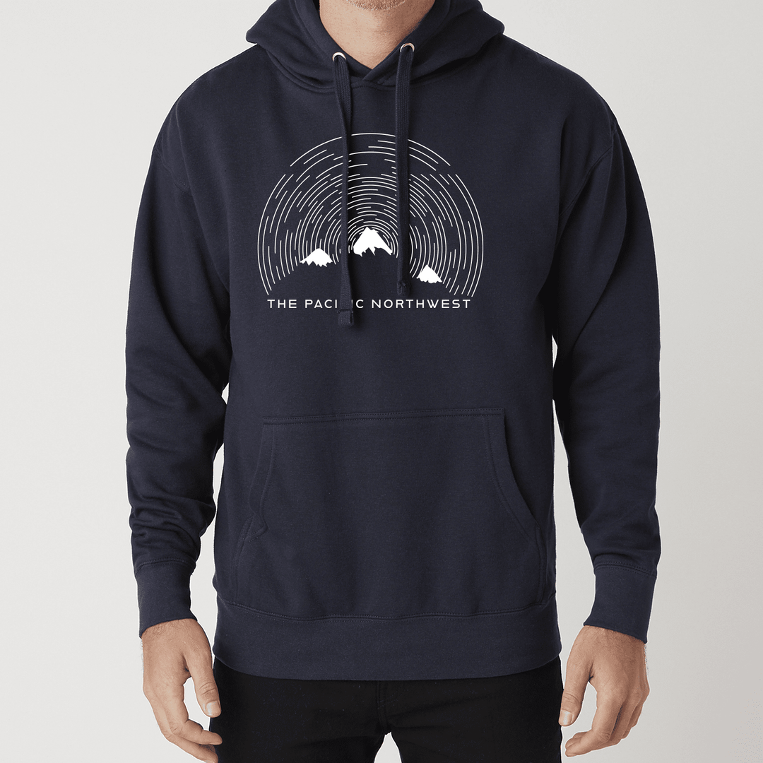 PNW Mountain Stars Hoodie - Pac Nor Westy - 