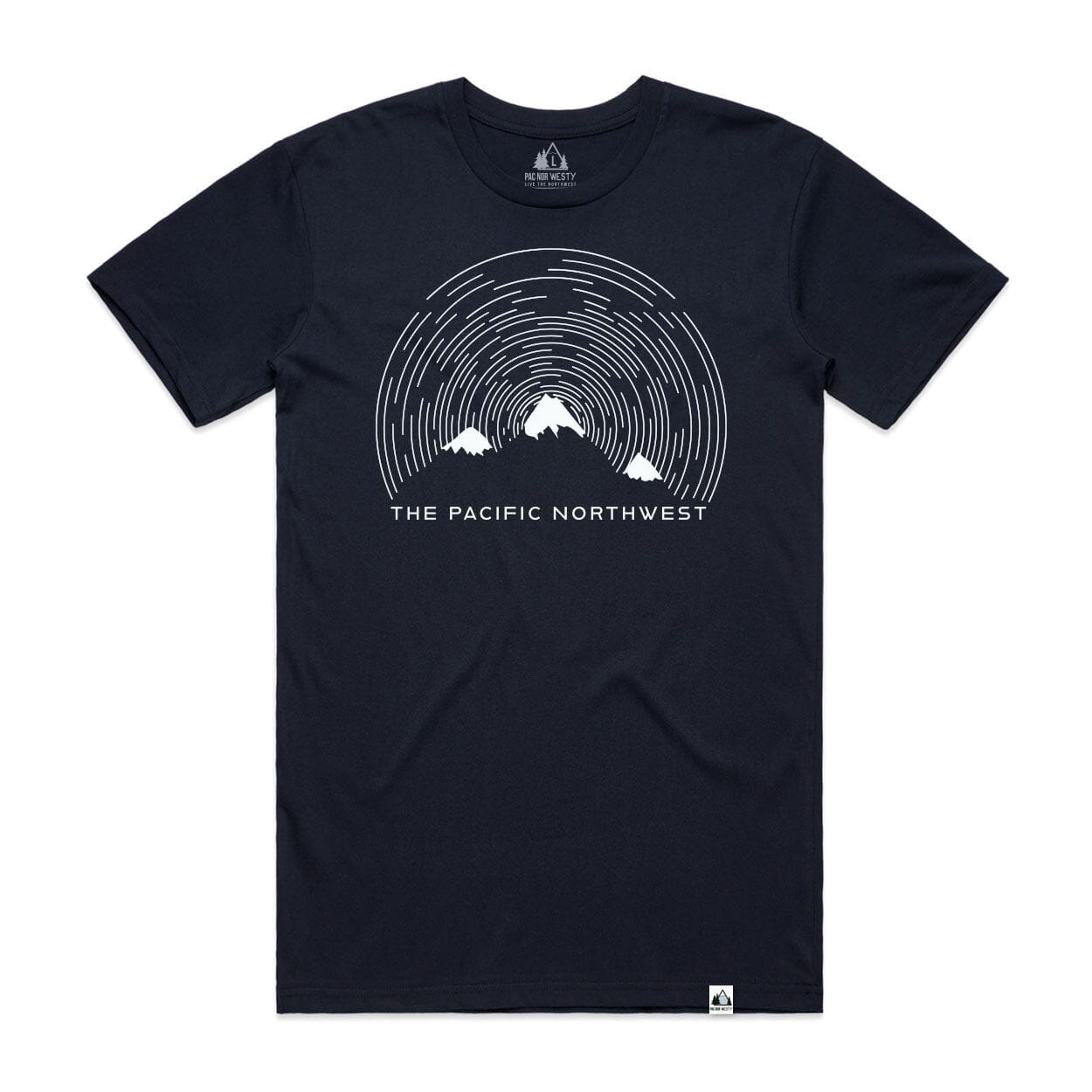 PNW Mountain Stars Tee - Pac Nor Westy - 