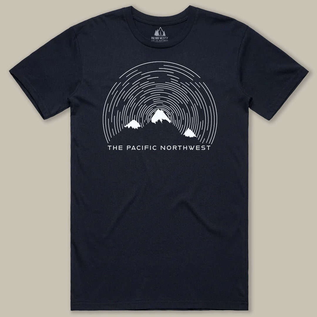 PNW Mountain Stars Tee - Pac Nor Westy - 
