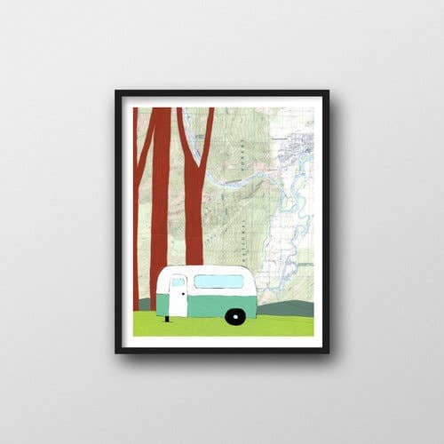 PNW National Forest Art Print: 11"x14" Print - Pac Nor Westy - 