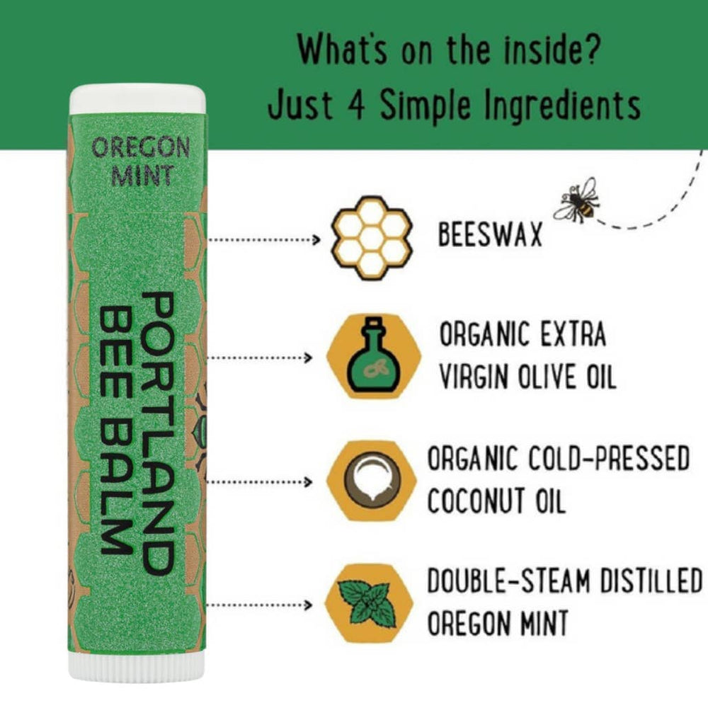 PNW Oregon Mint Lip Balm - Portland Bee Co. - Pac Nor Westy - 