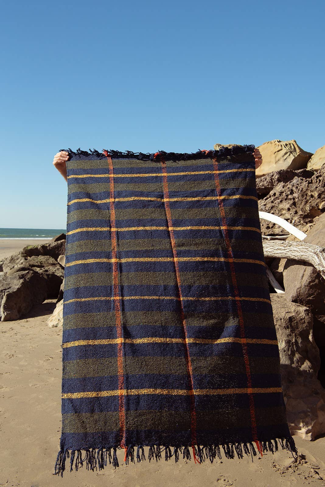 PNW Pacific Plaid Recycled Beach Throw - Pac Nor Westy - 
