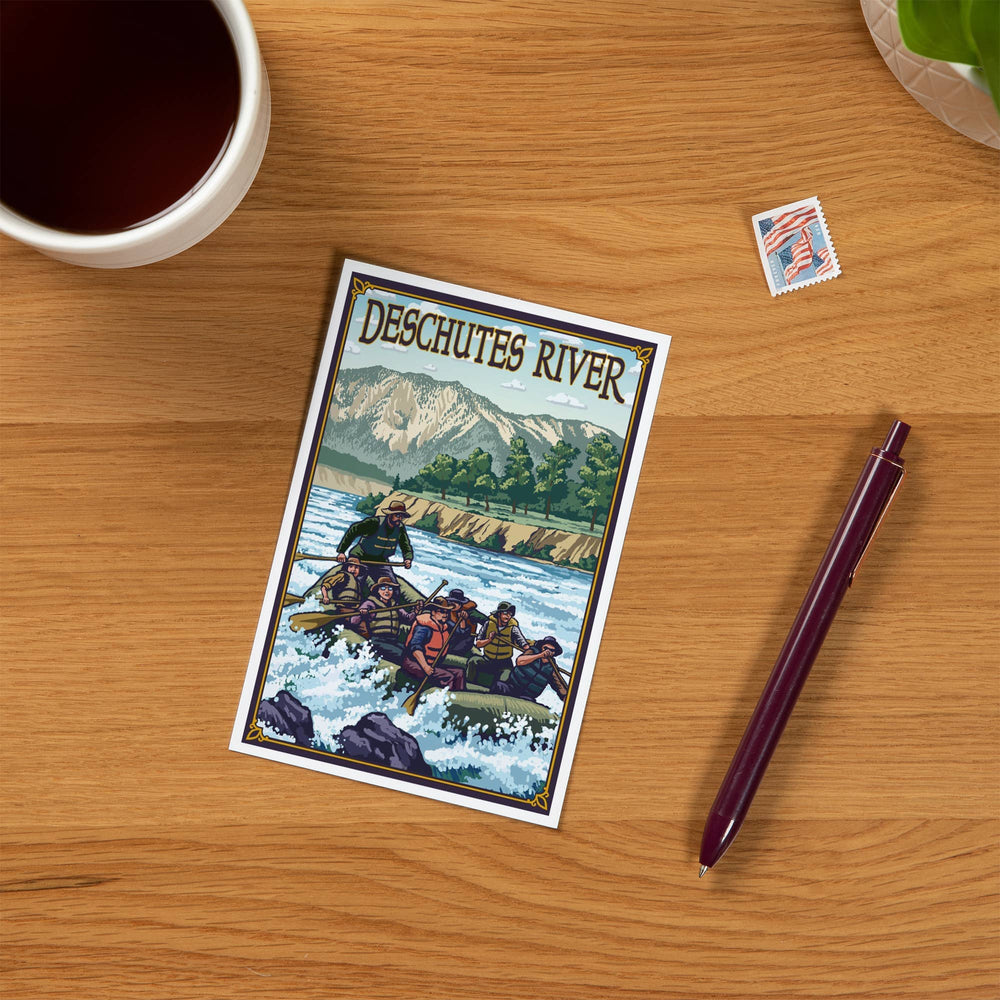 PNW PREMIUM POSTCARDS Bend, Oregon, Deschutes River Rafting - Pac Nor Westy - 