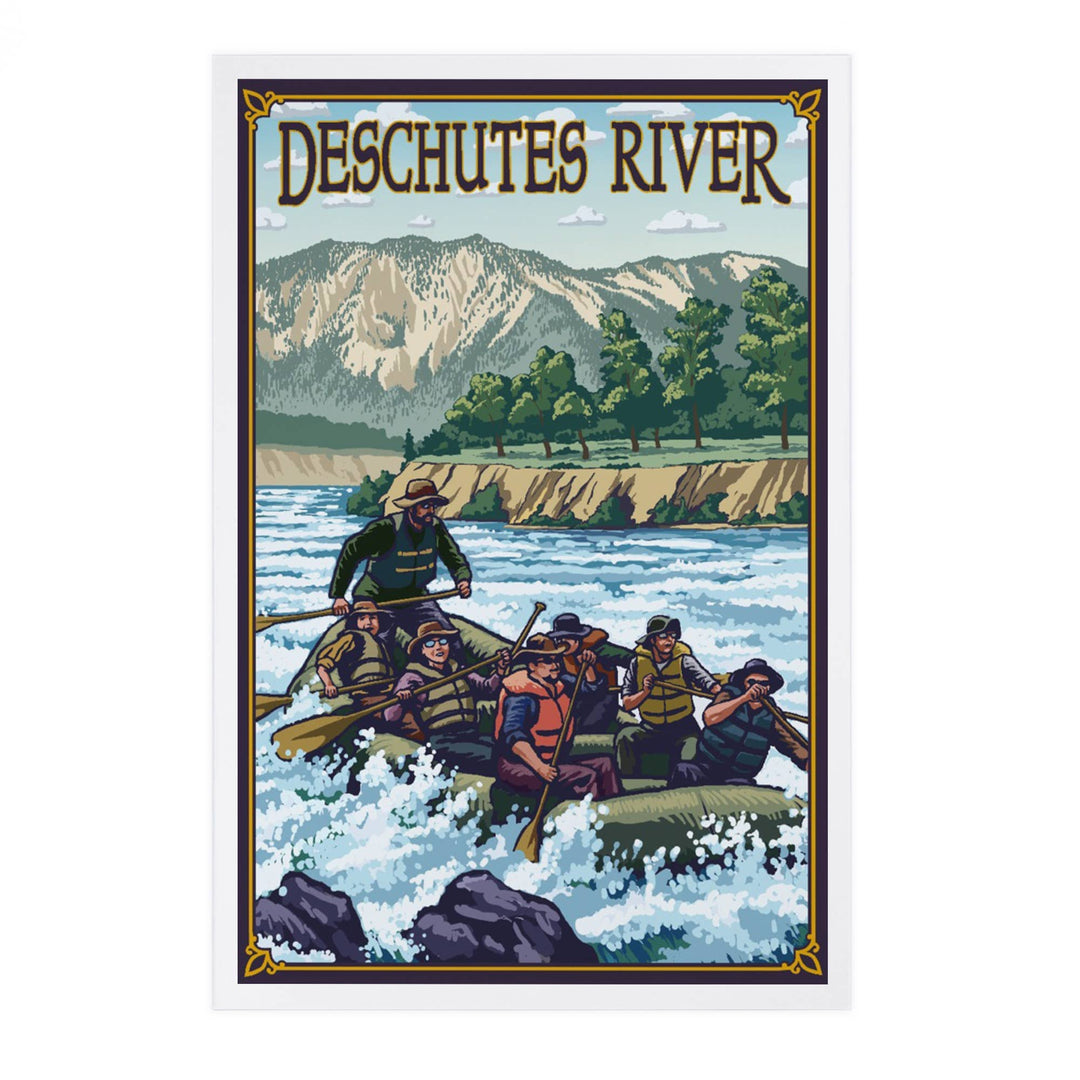 PNW PREMIUM POSTCARDS Bend, Oregon, Deschutes River Rafting - Pac Nor Westy - 