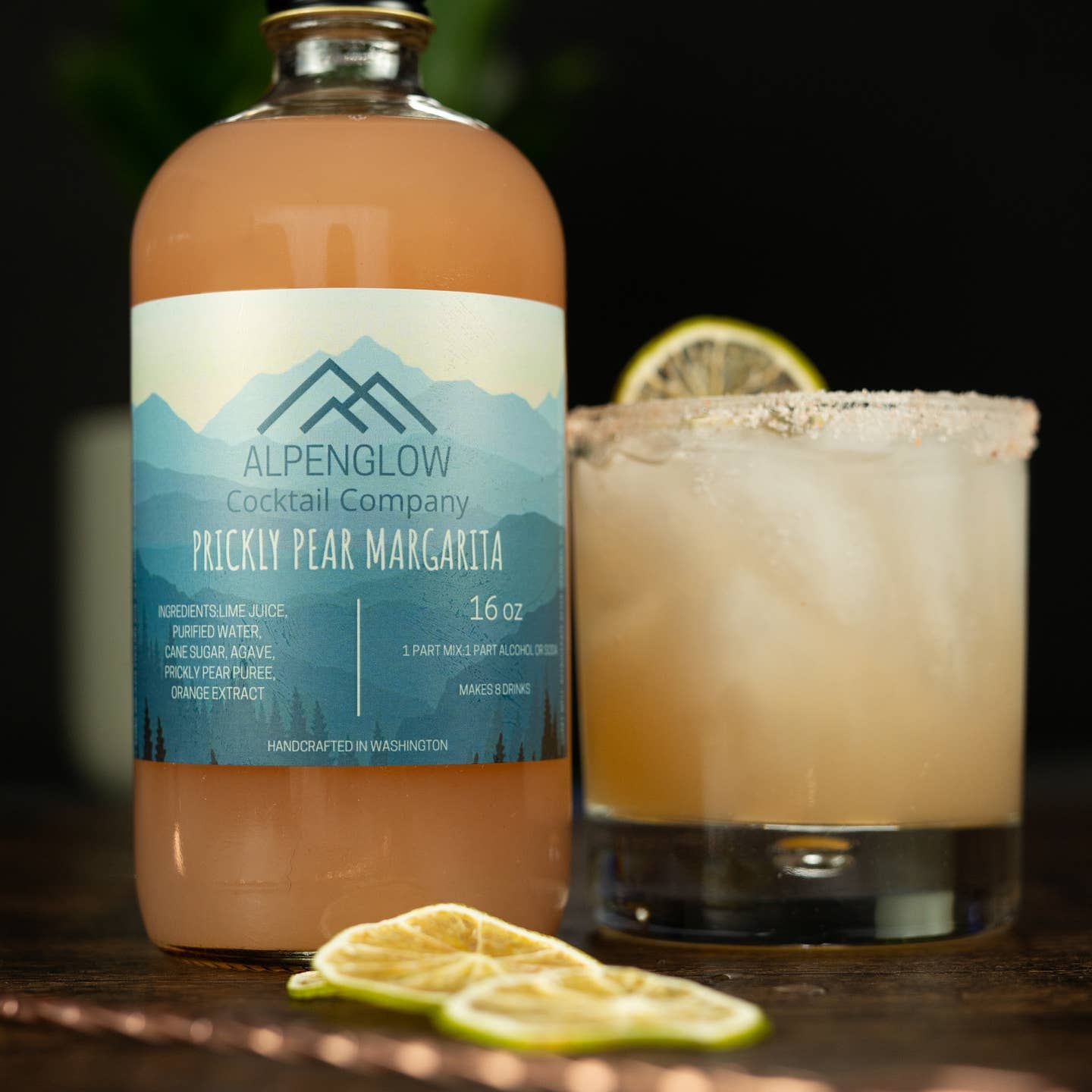 PNW Prickly Pear Cocktail Mixer - Pac Nor Westy - 