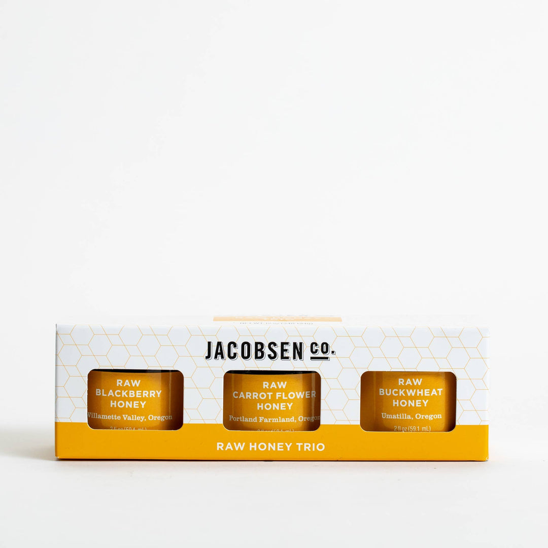 PNW Raw Honey 3 Jar Sampler Collection - Pac Nor Westy - 