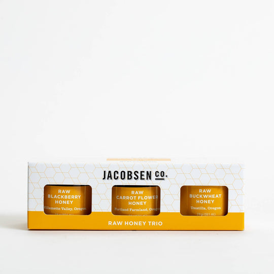 PNW Raw Honey 3 Jar Sampler Collection - Pac Nor Westy - 